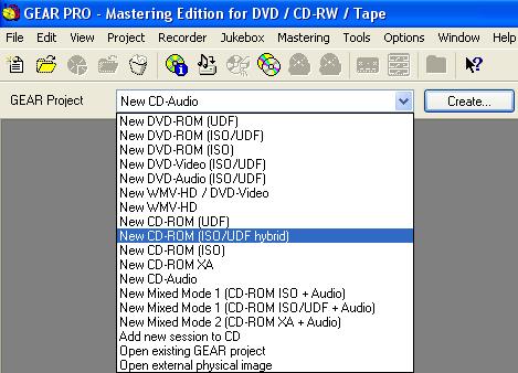 Create CD ROM